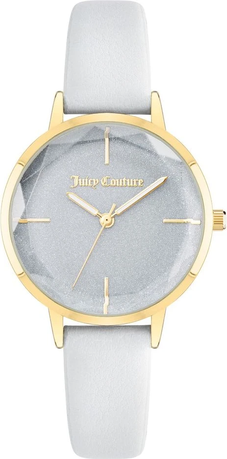 Белые пластиковые часы Juicy Couture