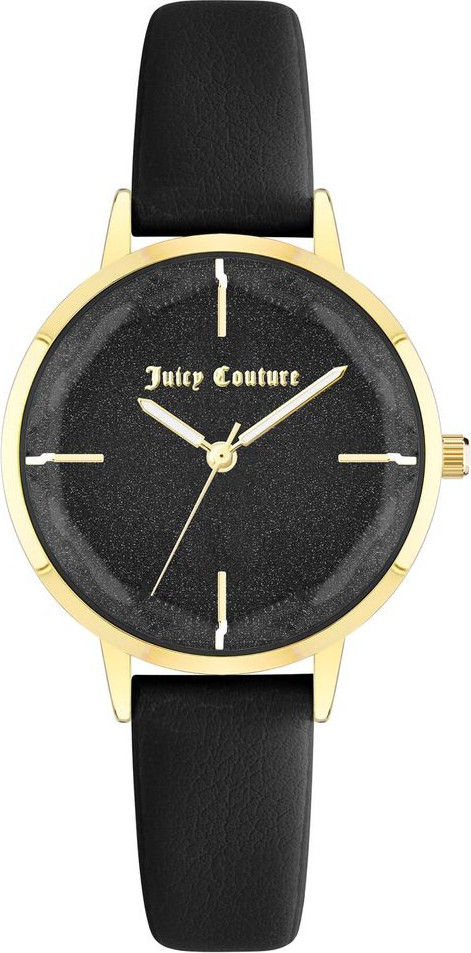 Juicy Couture Черные пластиковые часы для особых случаев