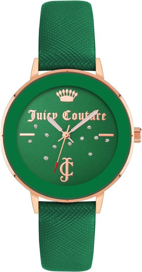 Двухцветные пластиковые наручные часы Juicy Couture