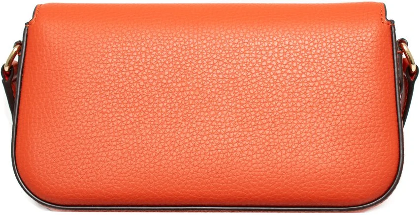 Michael Kors Оранжевая кожаная сумка через плечо