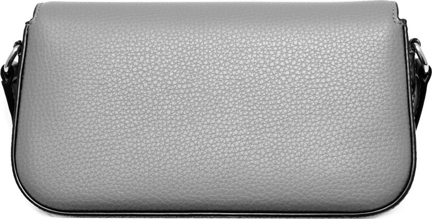 Серая кожаная сумка через плечо Michael Kors
