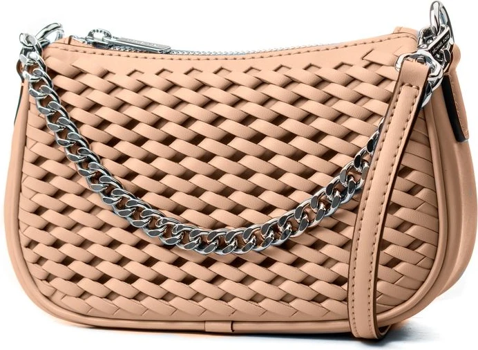 Коричневая холщовая сумка Michael Kors