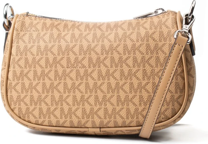 Женская сумка Michael Kors коричневая из канваса