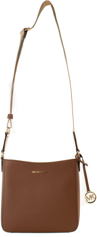 Коричневая сумка через плечо Michael Kors из канваса