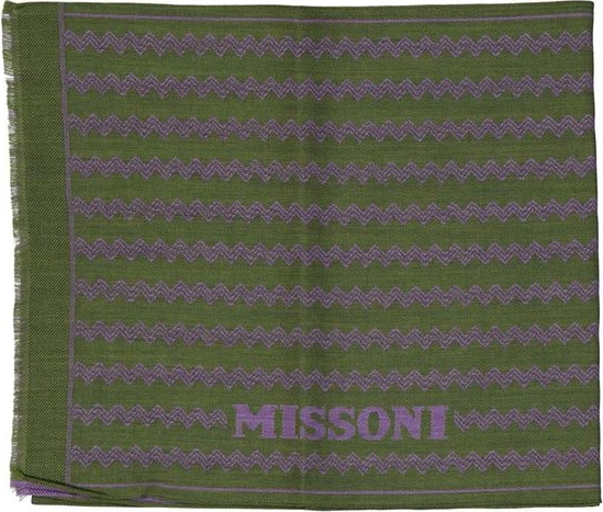 Двухцветный шерстяной шарф Missoni