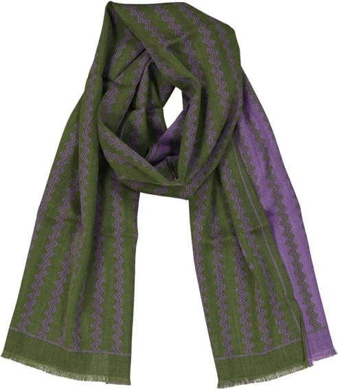 Двухцветный шерстяной шарф Missoni