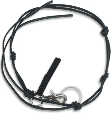 Black Calf Leather Bos Taurus Necklace