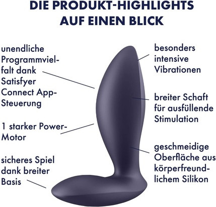 Anal Vibrator Satisfyer Power Plug