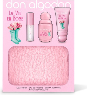 Don Algodon Eau de Toilette La Vie En Rose Women's Gift Set