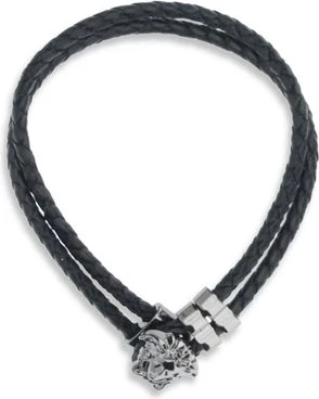 Браслет Versace Black Calf Leather Bos Taurus