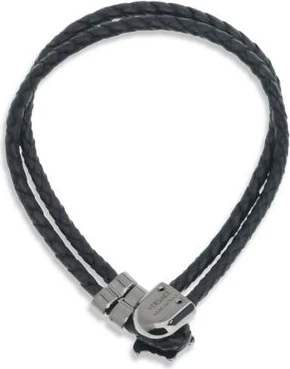 Браслет Versace Black Calf Leather Bos Taurus