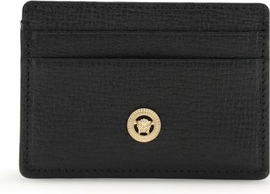 Держатель для карт из зернистой кожи Versace Medusa Biggie