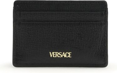 Держатель для карт из зернистой кожи Versace Medusa Biggie