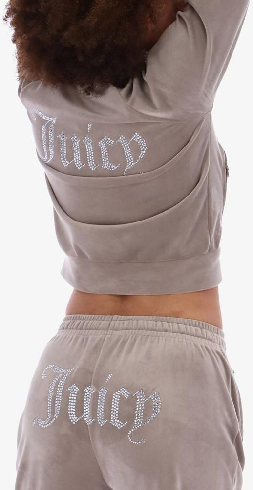 Brown Polyester Sweatshirt Juicy Couture