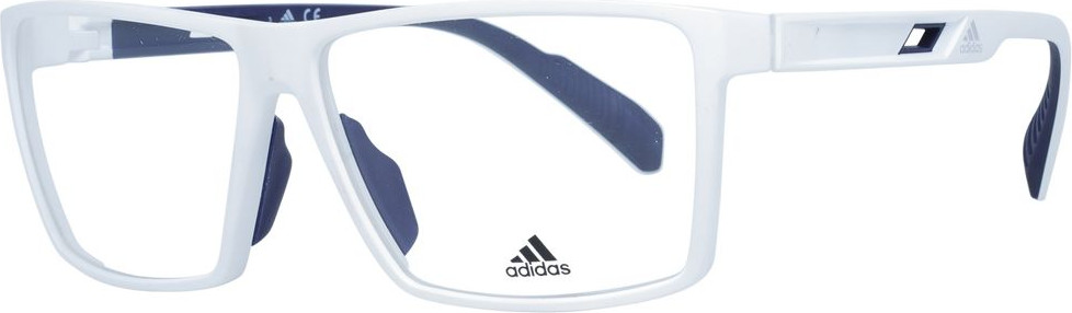 Белая пластиковая оправа для очков Adidas