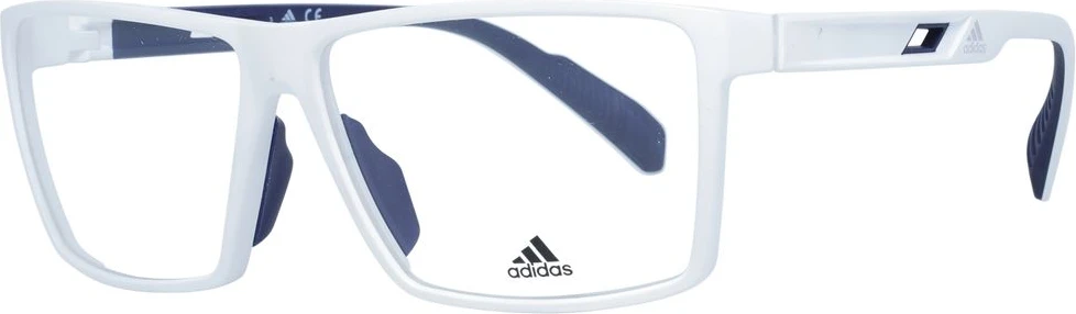 Белая пластиковая оправа для очков Adidas