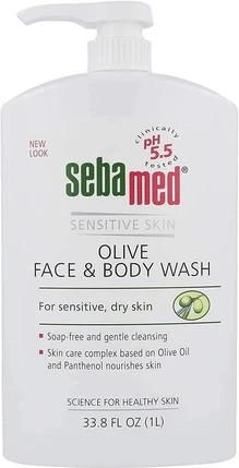 Sebamed Очищающее средство для лица и тела с оливковым маслом