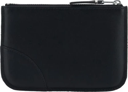 Кошелёк Comme Des Garcons из чёрной телячьей кожи Bos Taurus
