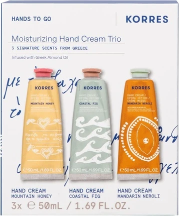Набор кремов для рук Korres Moisturising Hand Cream Trio