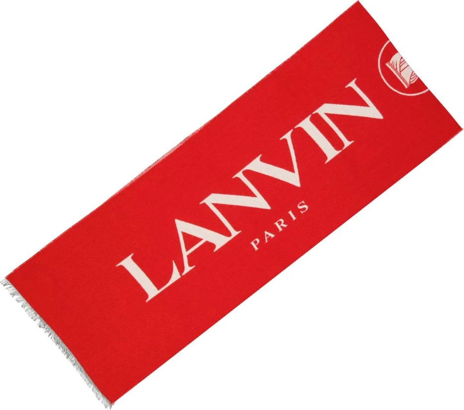 Шелковый шарф Lanvin, разноцветный