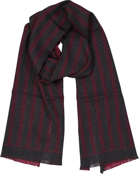 Серый шерстяной шарф Missoni