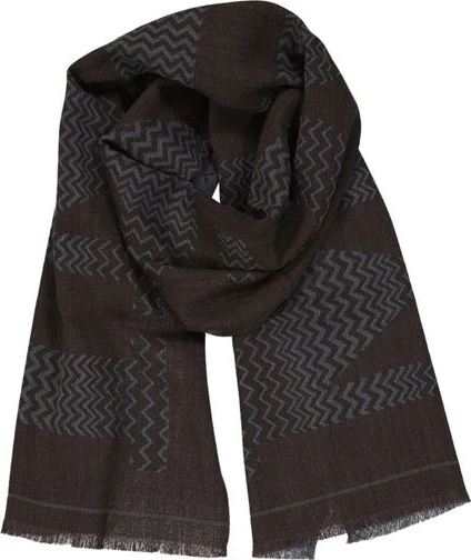 Шарф Missoni из коричневой натуральной шерсти