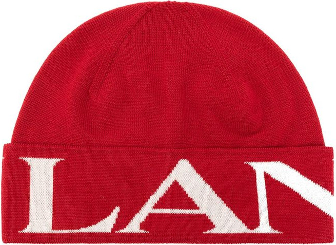Шерстяная шапка-бини Lanvin