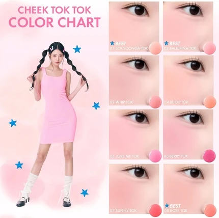 Amuse Seoul Cheek Tok Tok Жидкие румяна