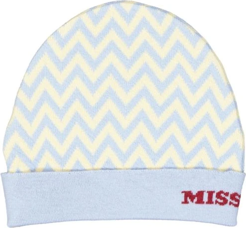 Синяя шерстяная шапка Missoni