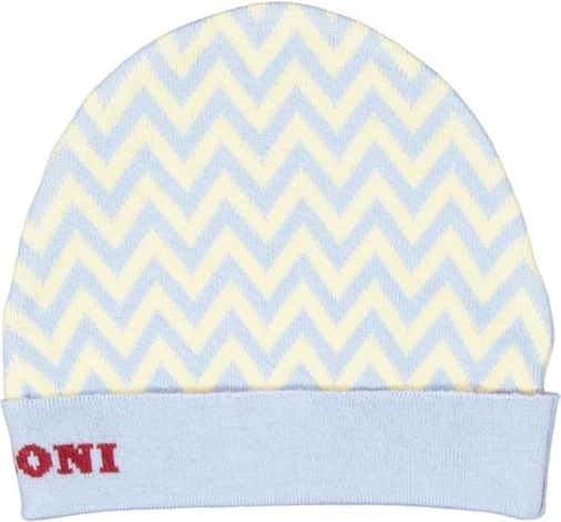 Синяя шерстяная шапка Missoni