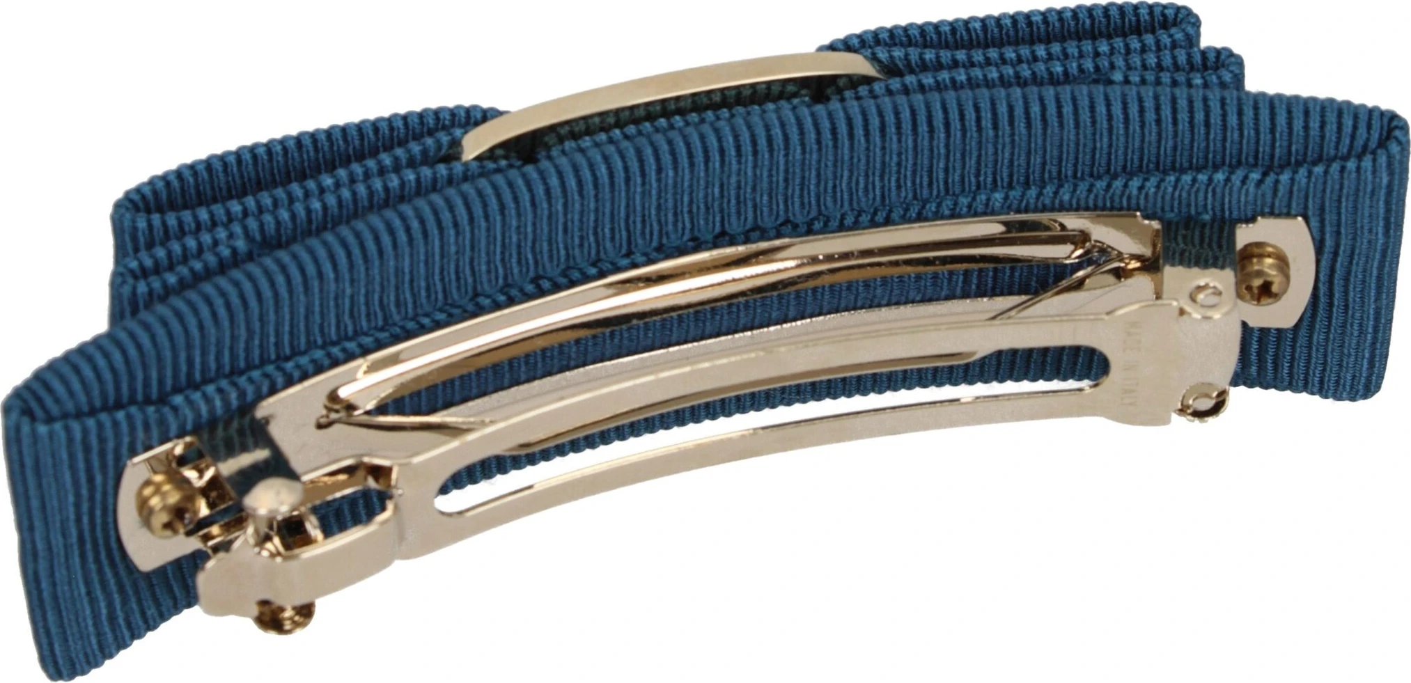 Синий тканевый бант для волос Salvatore Ferragamo