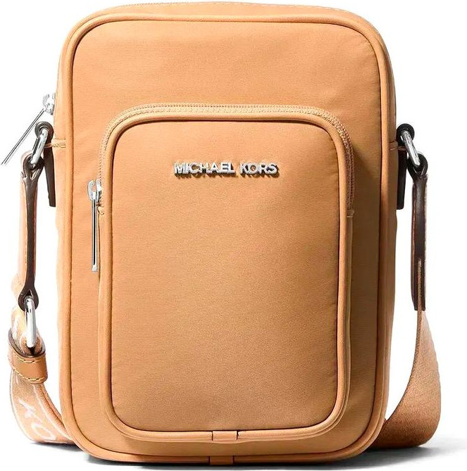 Коричневая сумка через плечо Michael Kors из нейлона