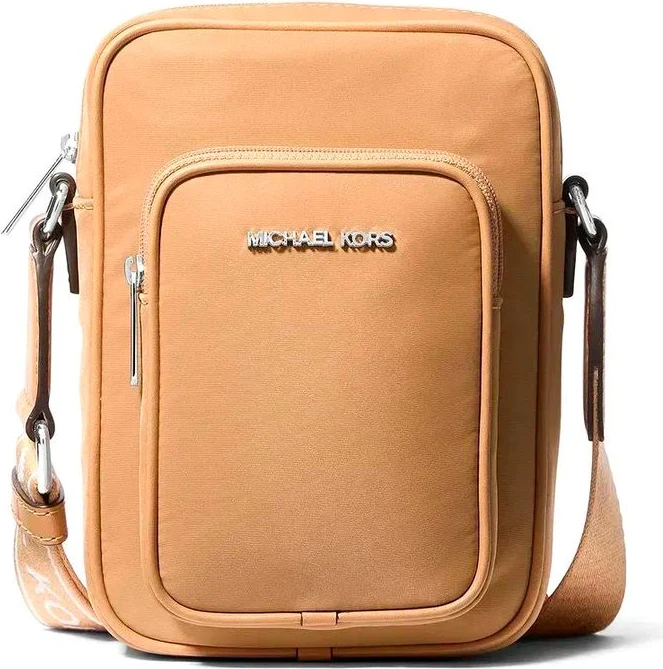 Коричневая сумка через плечо Michael Kors из нейлона