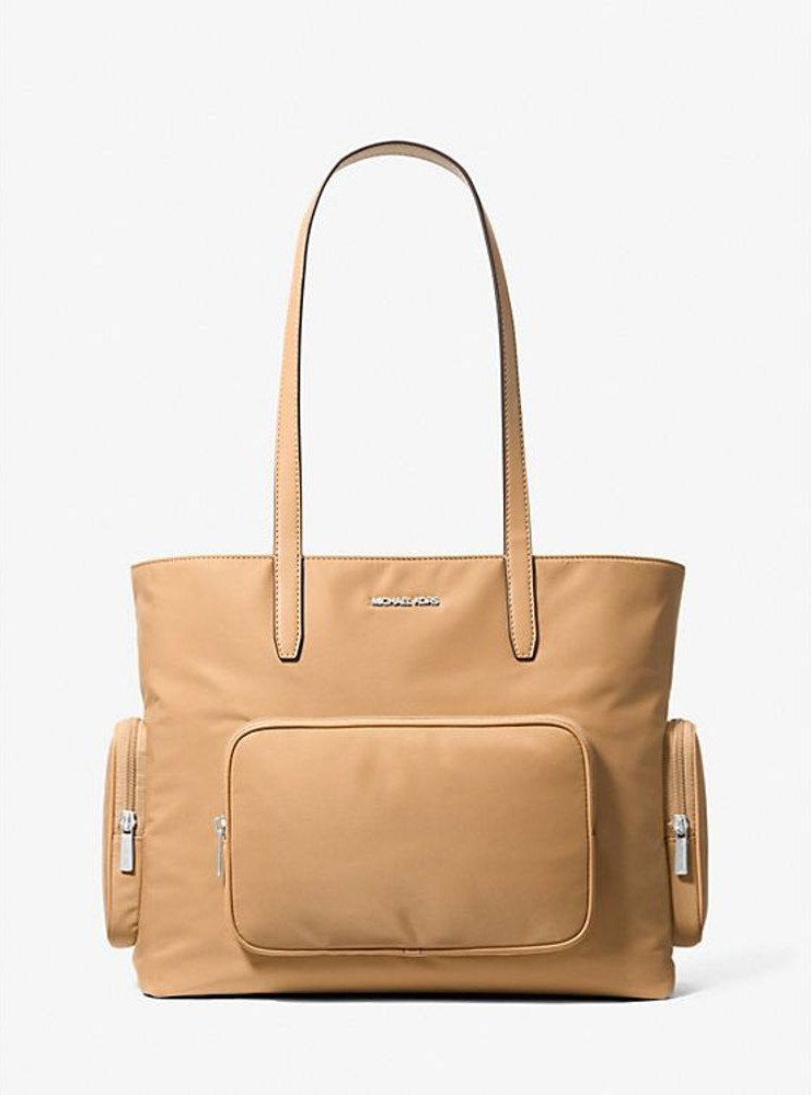 Коричневая сумка-тоут Michael Kors из нейлона