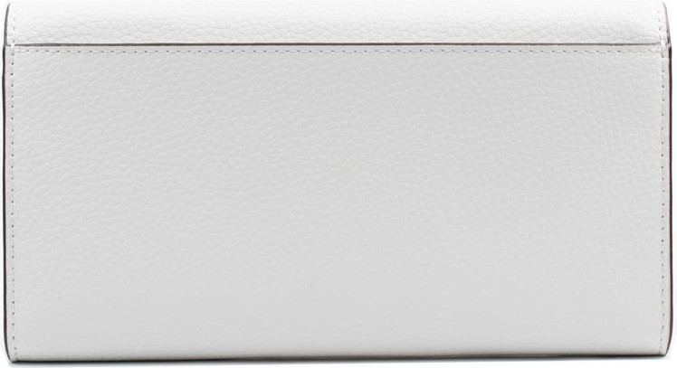 Белая сумка через плечо с мехом Michael Kors