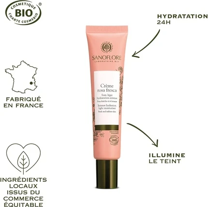 Крем Sanoflore Rosa Fresca легкий крем