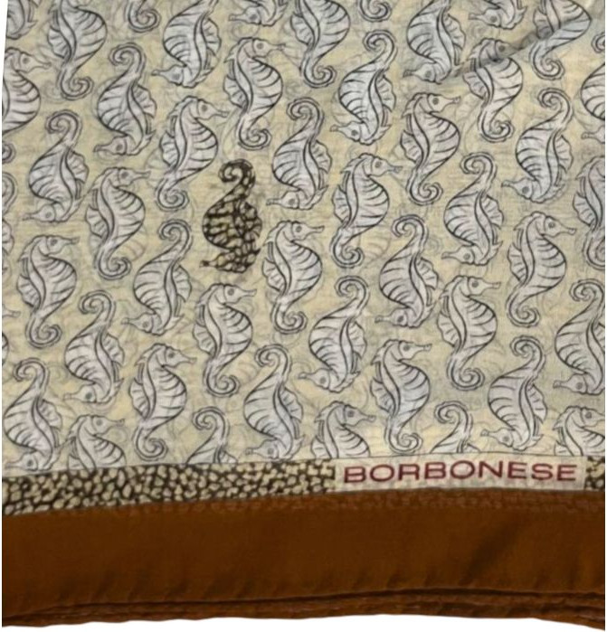 Шелковый шарф Borbonese