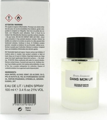 Парфюмерная вода Bruno Jovanovic Dans Mon Lit Edition Frederic Malle