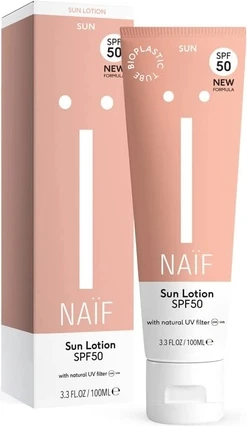 Naïf Натуральный солнцезащитный лосьон SPF50