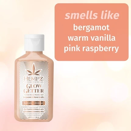 Ежедневный увлажняющий крем Hempz Glow Getter Mini