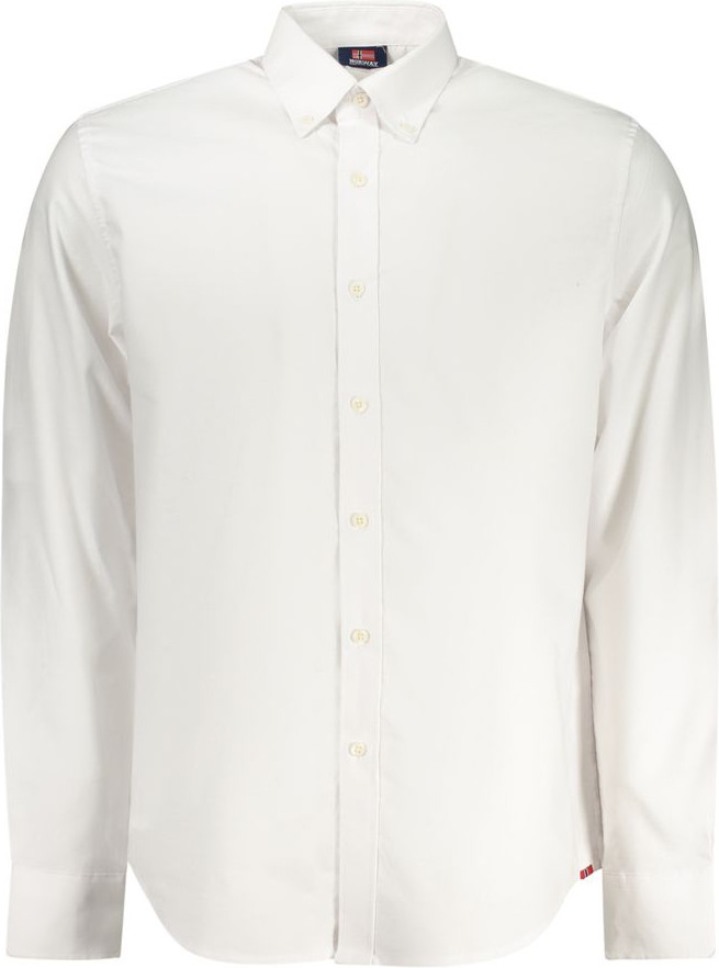 Shirt Geographical Norway Bianco Cotton
