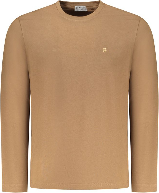Brown Cotton T-Shirt Coveri