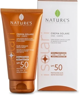 Nature's iSolari Солнцезащитный крем SPF 50 Увлажняющий крем для лица и тела