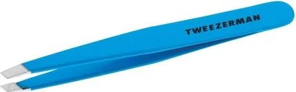 Tweezerman Пинцет Скошенный Blue Jewel