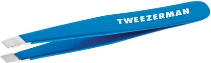 Мини-пинцет Tweezerman с наклонным кончиком Bahama Blue