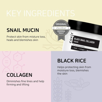 Крем Coxir Black Snail Collagen