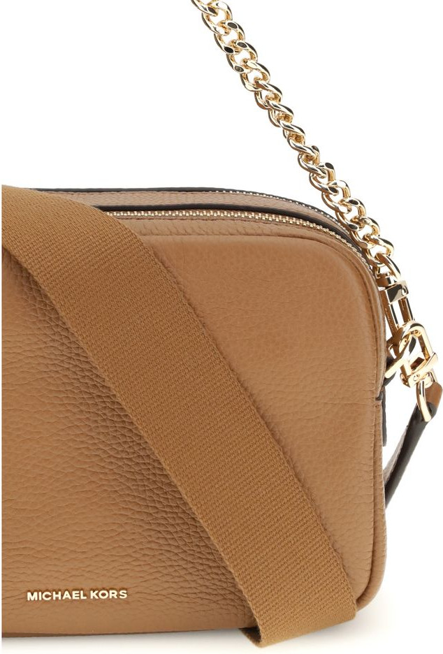 Коричневая сумка через плечо Michael Kors из телячьей кожи Bos Taurus