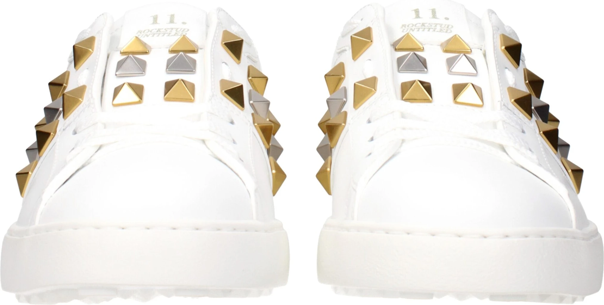 White Leather Low Top Sneakers Valentino Garavani