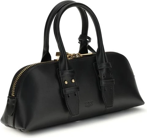 Bag Pinko Black Calf Leather Bos Taurus Shoulder Bag