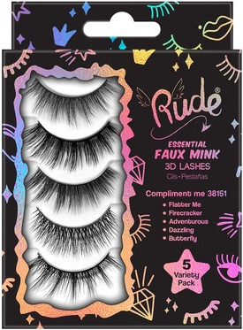 Накладные ресницы Rude Essential Faux Mink 3D Lashes